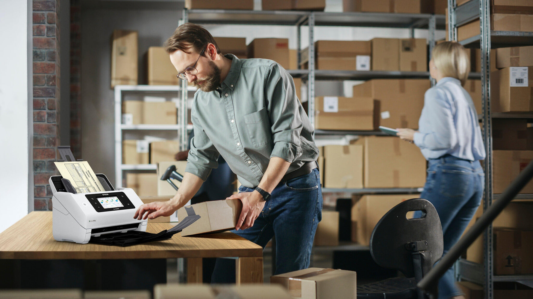 Epson WorkForce DS-900WN Paginascanner 600 x 600 DPI A4 Wit