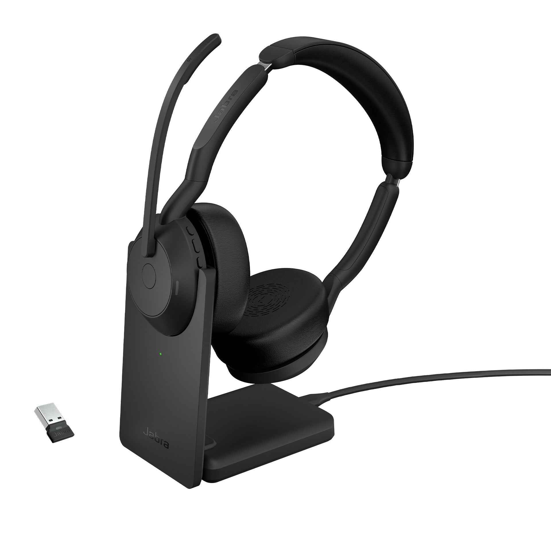 Jabra Evolve2 55 Headset Draadloos Hoofdband Kantoor/callcenter USB Type-C Bluetooth Zwart