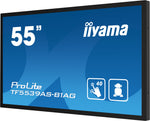 iiyama TF5539AS-B1AG computer monitor 138,7 cm (54.6") 3840 x 2160 Pixels 4K Ultra HD LED Touchscreen Zwart