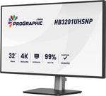 iiyama ProGraphic HB3201UHSNP-B1 computer monitor 80 cm (31.5") 3840 x 2160 Pixels 4K Ultra HD Zwart