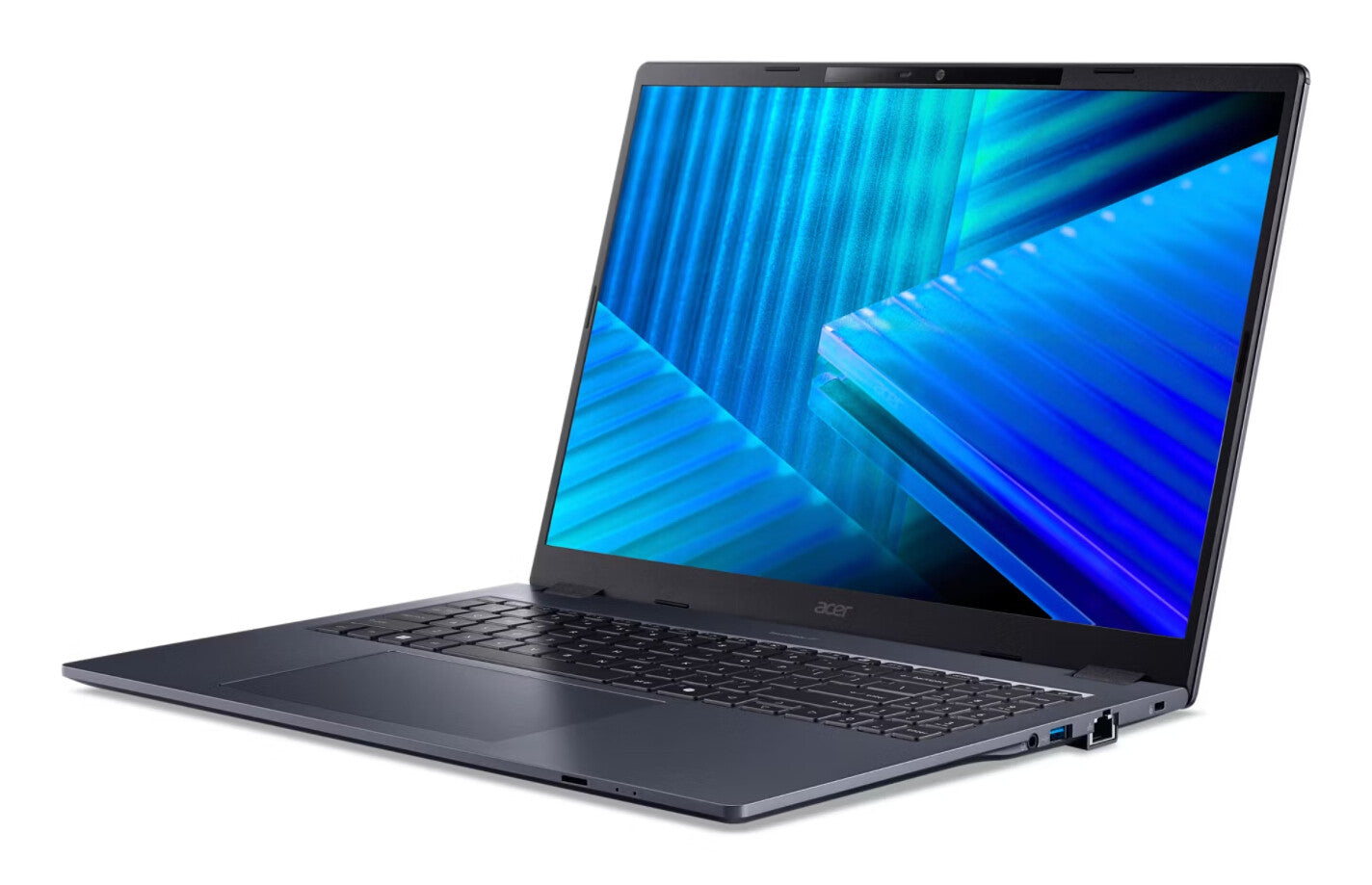 Acer TravelMate P4 TMP416-54-TCO-77ZV Intel Core Ultra 7 255U Laptop 40,6 cm (16") WUXGA 16 GB DDR5-SDRAM 512 GB SSD Wi-Fi 7 (802.11be) Windows 11 Pro US International Blauw