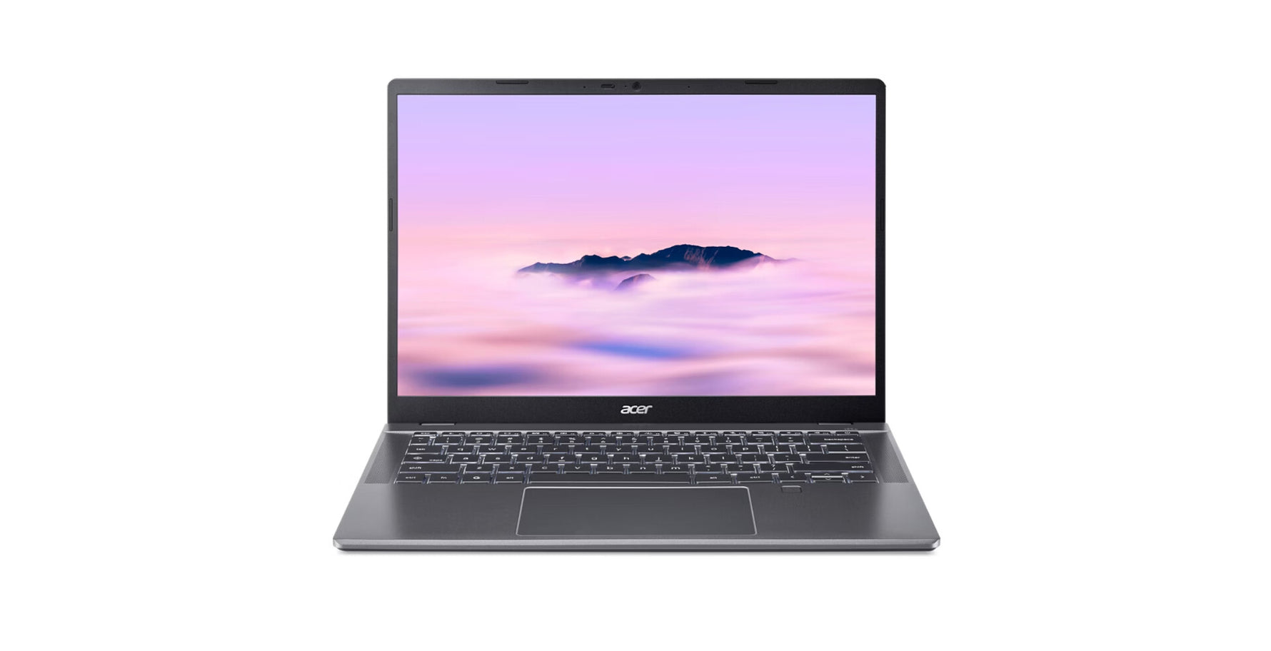 Acer Chromebook Plus 514 CBE594-2T-TCO-36FC Intel Core 3 100U 35,6 cm (14") Touchscreen WUXGA 8 GB LPDDR5-SDRAM 256 GB SSD Wi-Fi 7 (802.11be) ChromeOS Grijs