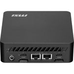 MSI Cubi NUC AI+ 3MG-004BEU USFF Zwart 355 Intel SoC FCBGA2540 4,7 GHz Ingebouwde luidsprekers