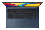 ASUS Vivobook 15 X1504VA-BQ5487W Intel Core 5 120U Laptop 39,6 cm (15.6") Full HD 16 GB DDR5-SDRAM 512 GB SSD Wi-Fi 6 (802.11ax) Windows 11 Home Nederlands Blauw