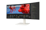 LG 38BR85QC-W computer monitor 96,5 cm (38") 3840 x 1600 Pixels UltraWide Quad HD+ LCD Wit