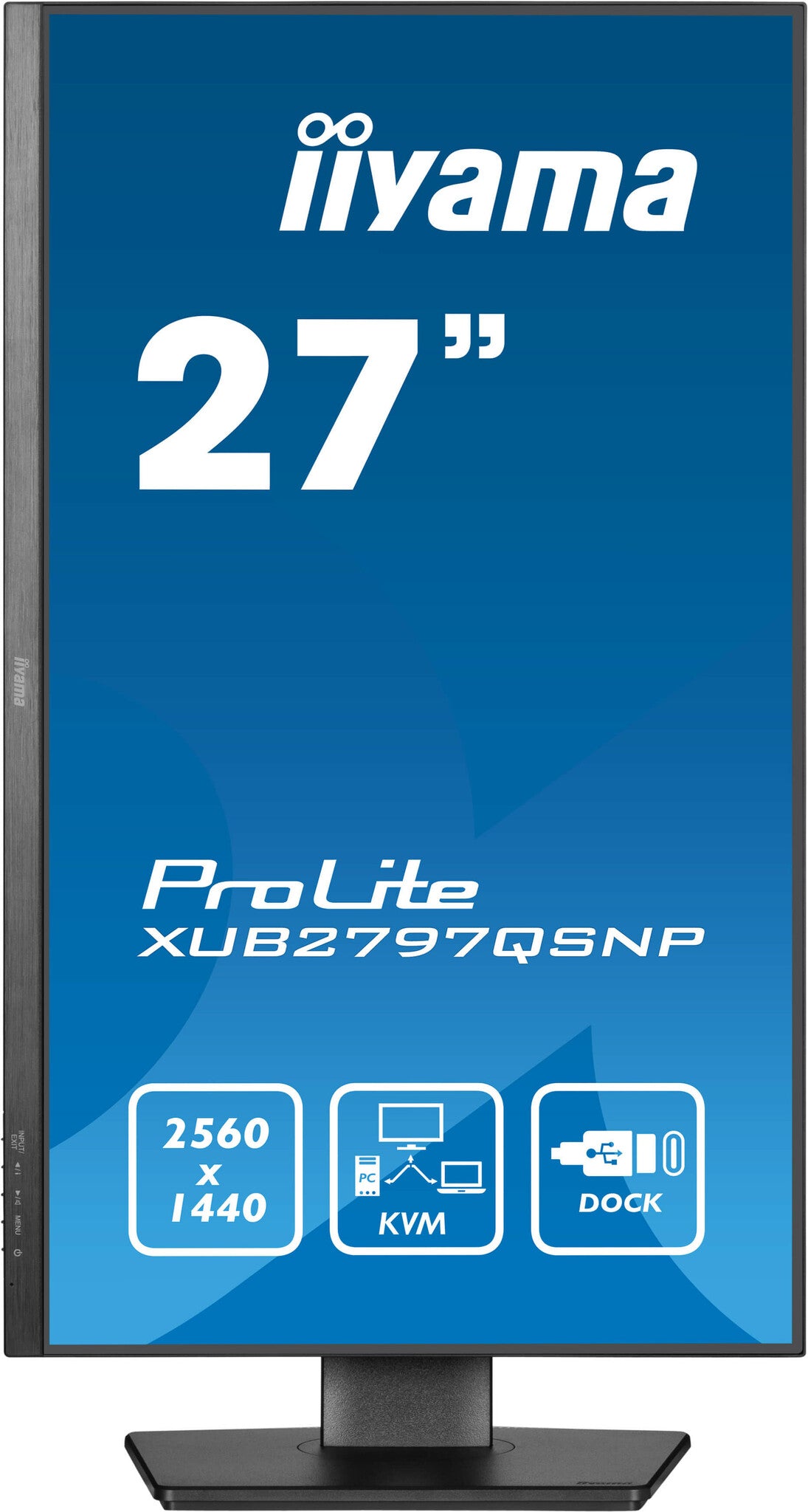 iiyama ProLite XUB2797QSNP-B1 computer monitor 68,6 cm (27") 2560 x 1440 Pixels Quad HD LED Zwart