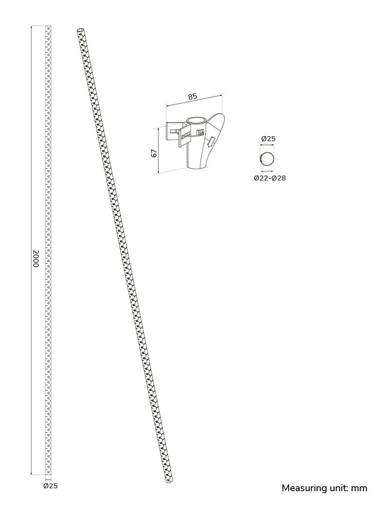 Neomounts ADS06-142WH Kabelspiraal - voor 1-5 kabels - universeel