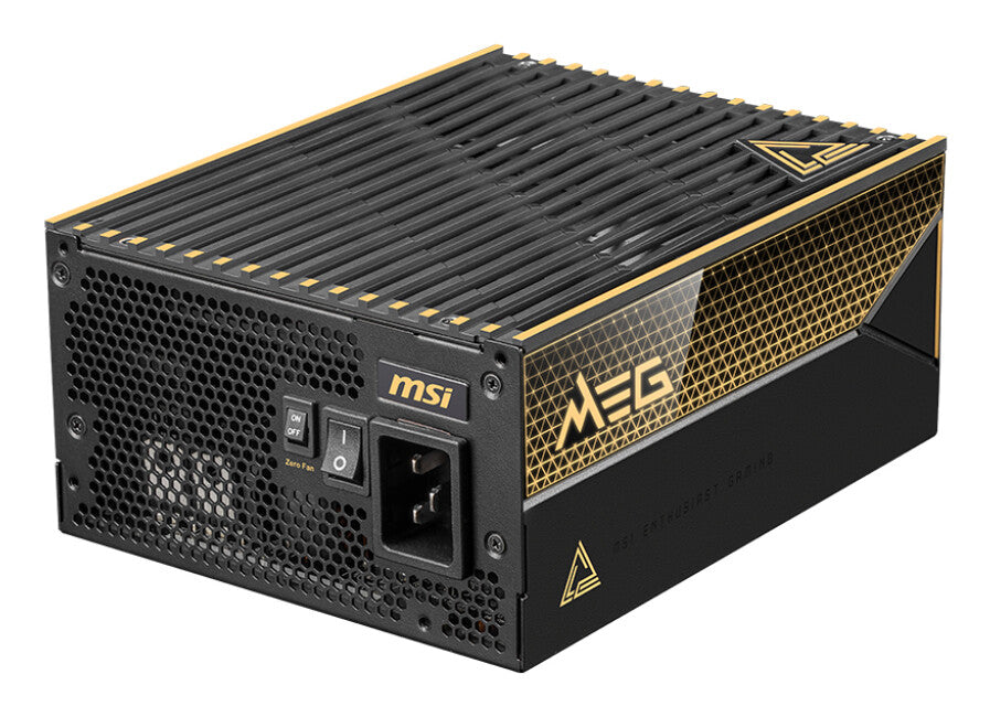 MSI MEG Ai1600T PCIE5 power supply unit 1600 W 24-pin ATX ATX Zwart