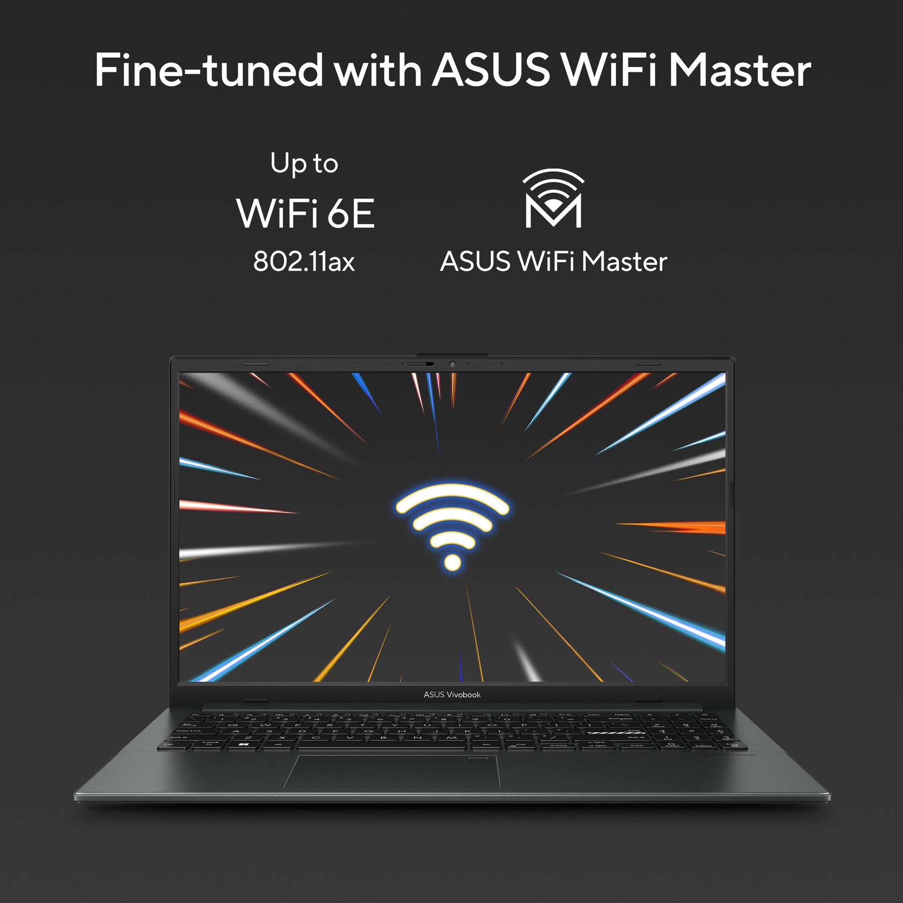 ASUS Vivobook Go 15 E1504FA-BQ5403W AMD Ryzen™ 5 40 Laptop 39,6 cm (15.6") Full HD 8 GB LPDDR5-SDRAM 512 GB SSD Wi-Fi 6E (802.11ax) Windows 11 Home Nederlands Zwart