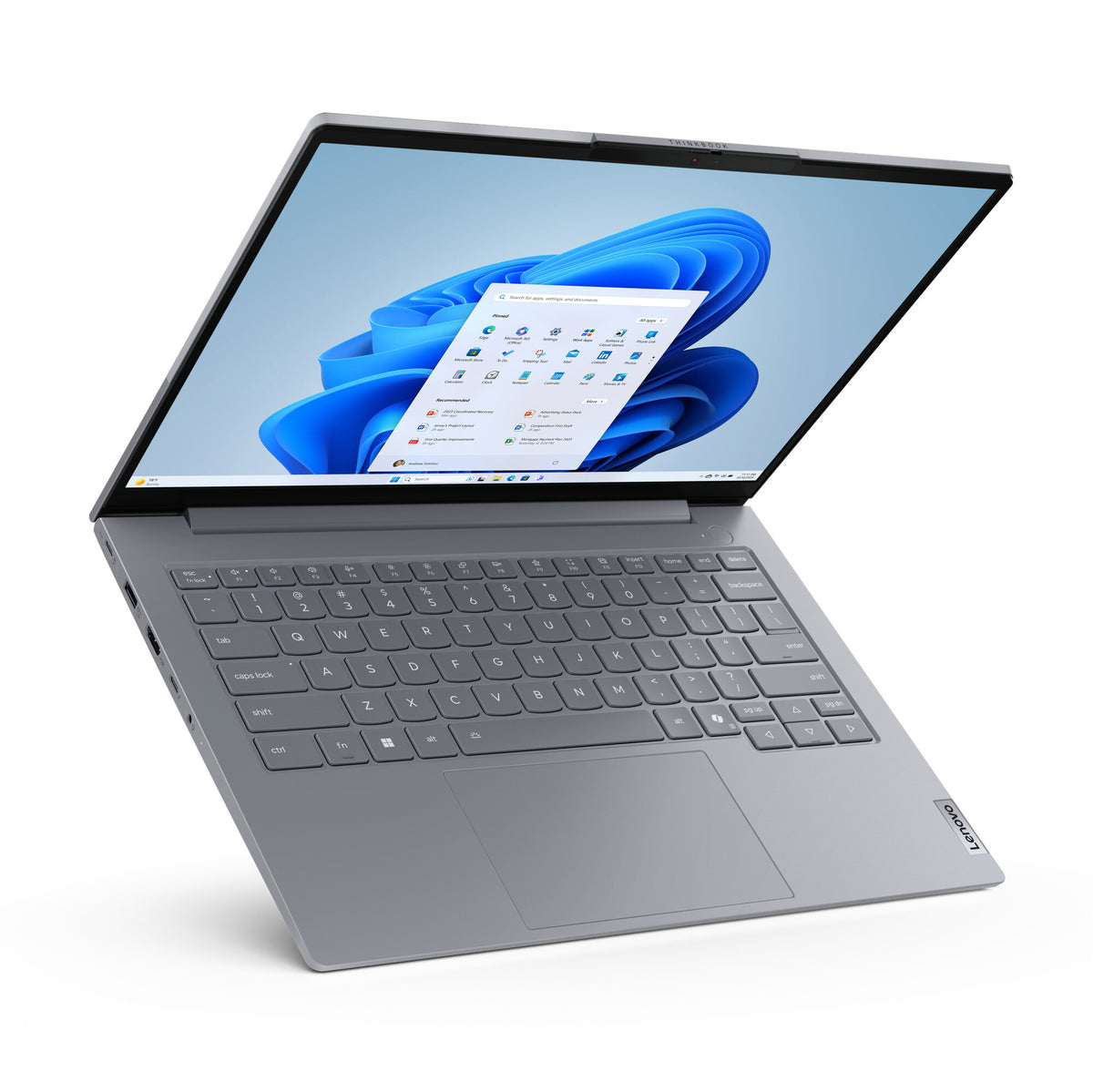 Lenovo ThinkBook 14 G8 IAL Intel Core Ultra 5 135H Laptop 35,6 cm (14") WUXGA 16 GB DDR5-SDRAM 512 GB SSD Wi-Fi 6E (802.11ax) Windows 11 Pro Belgisch Grijs