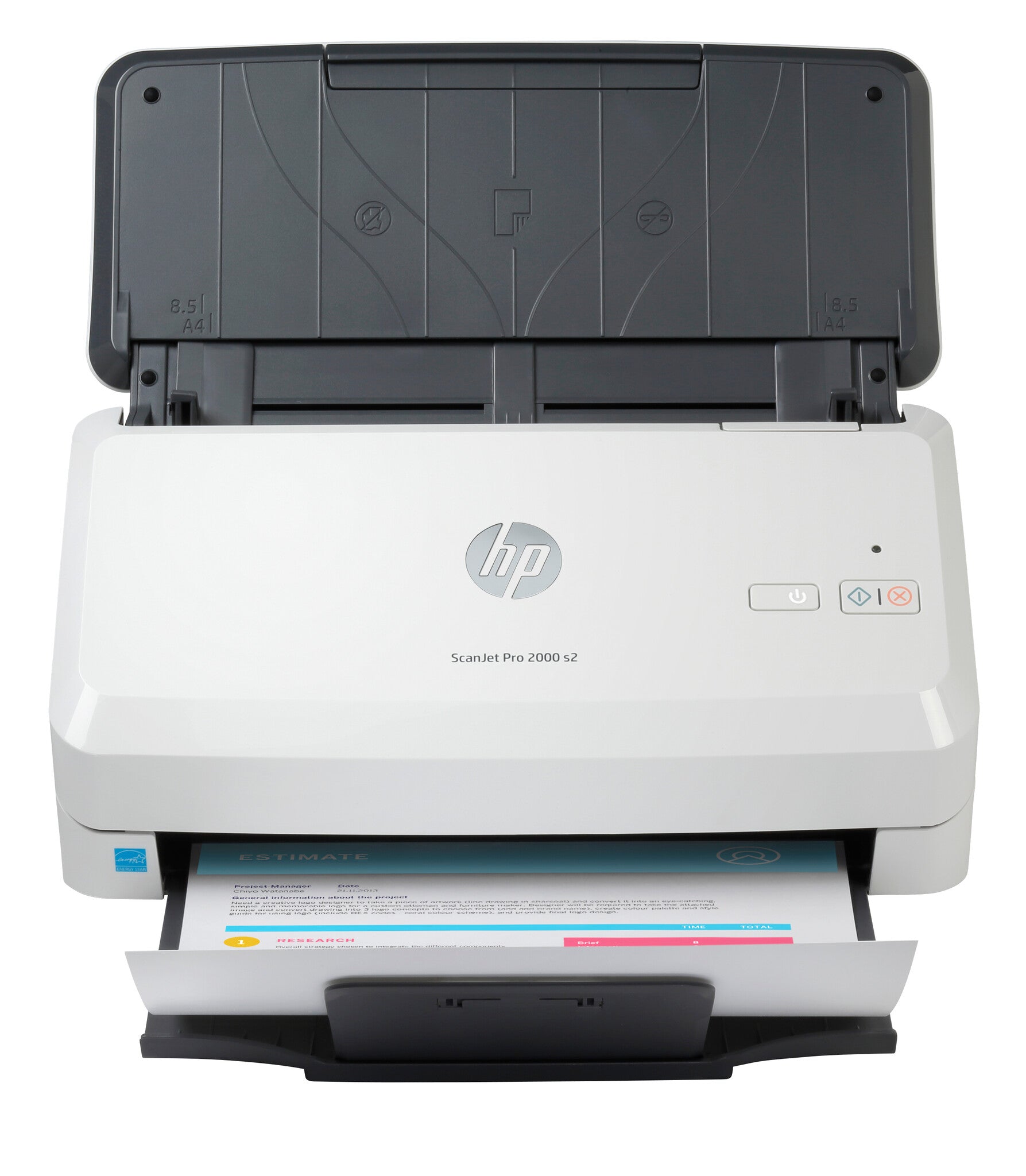 HP ScanJet Pro 2000 s2 Paginascanner 600 x 600 DPI A4 Zwart, Wit