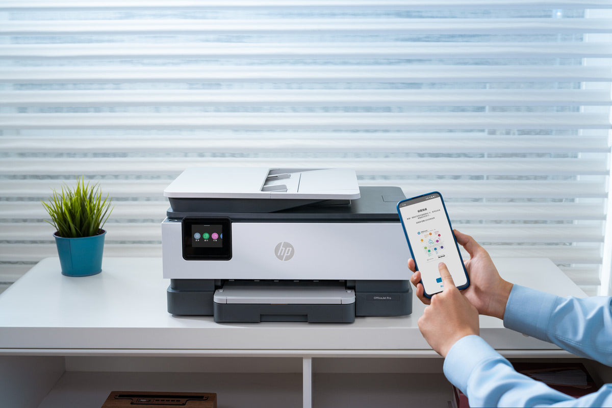 HP OfficeJet Pro Draadloos Kleur Printer, Instant Ink; Dubbelzijdig printen
