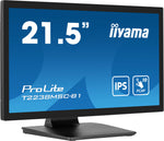 iiyama ProLite T2238MSC-B1 computer monitor 54,6 cm (21.5") 1920 x 1080 Pixels Full HD LED Touchscreen Zwart