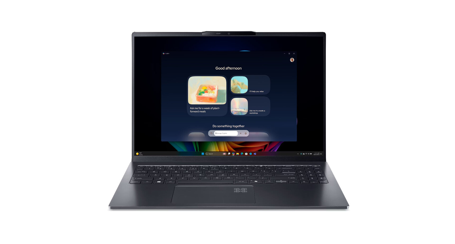Acer Swift Go 16 AI SFG16-61-R09F Copilot+ PC AMD Ryzen AI 7 350 Laptop 40,6 cm (16") 2K 16 GB LPDDR5x-SDRAM 512 GB SSD Wi-Fi 7 (802.11be) Windows 11 Home Grijs