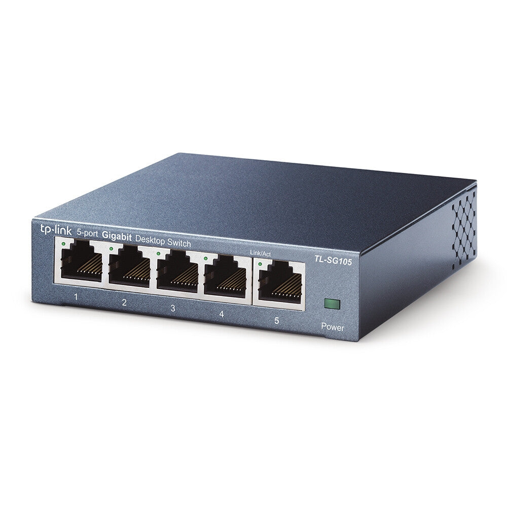 TP-Link TL-SG105 netwerk-switch Unmanaged L2 Gigabit Ethernet (10/100/1000) Zwart