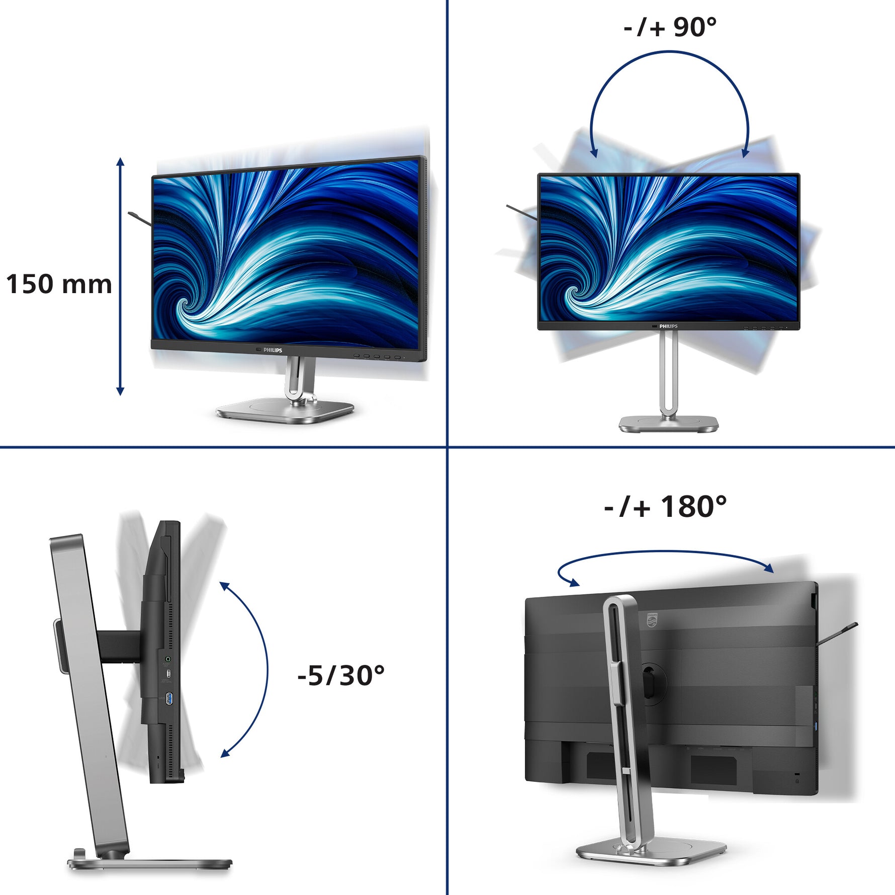 Philips 4000 series 24B2N4200/00 computer monitor 60,5 cm (23.8