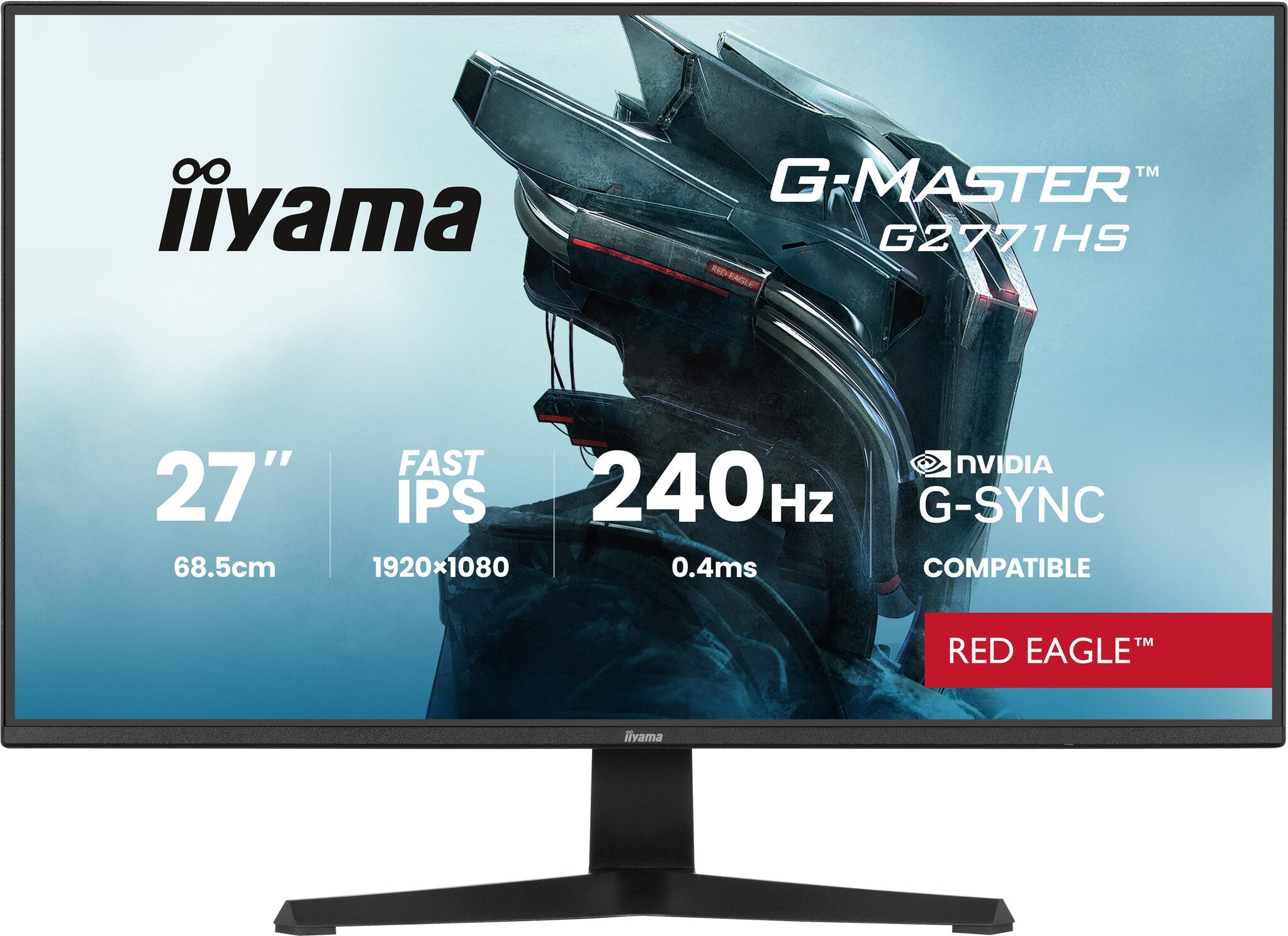 iiyama G-MASTER G2771HS-B1 computer monitor 68,6 cm (27") 1920 x 1080 Pixels Full HD Zwart