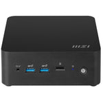 MSI Cubi NUC 1MG-003EU Intel Core 3 100U 8 GB DDR5-SDRAM 512 GB SSD Windows 11 Pro Mini PC Zwart
