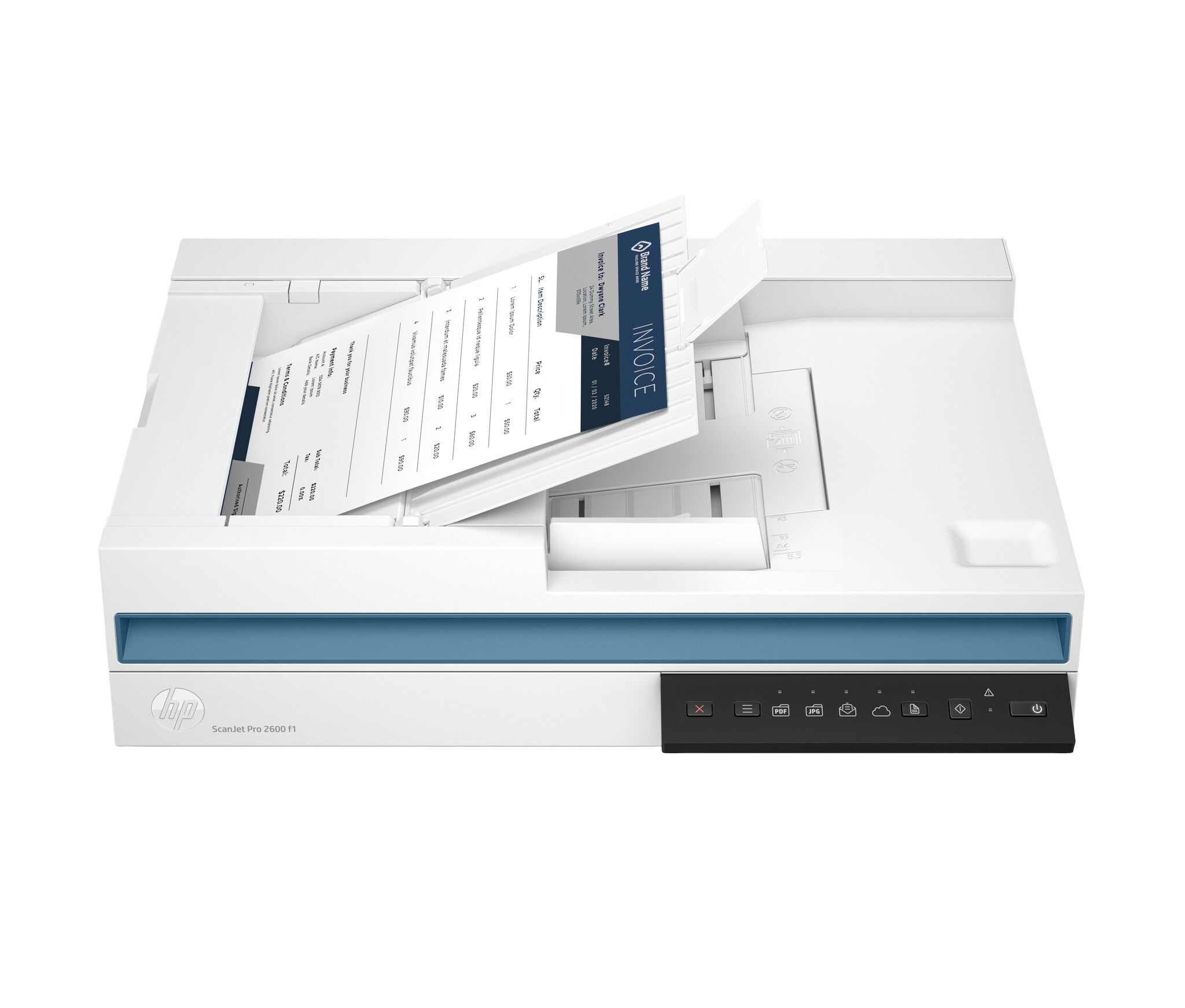 HP ScanJet Pro 2600 f1 Flatbed scanner 1200 x 1200 DPI A4 Wit