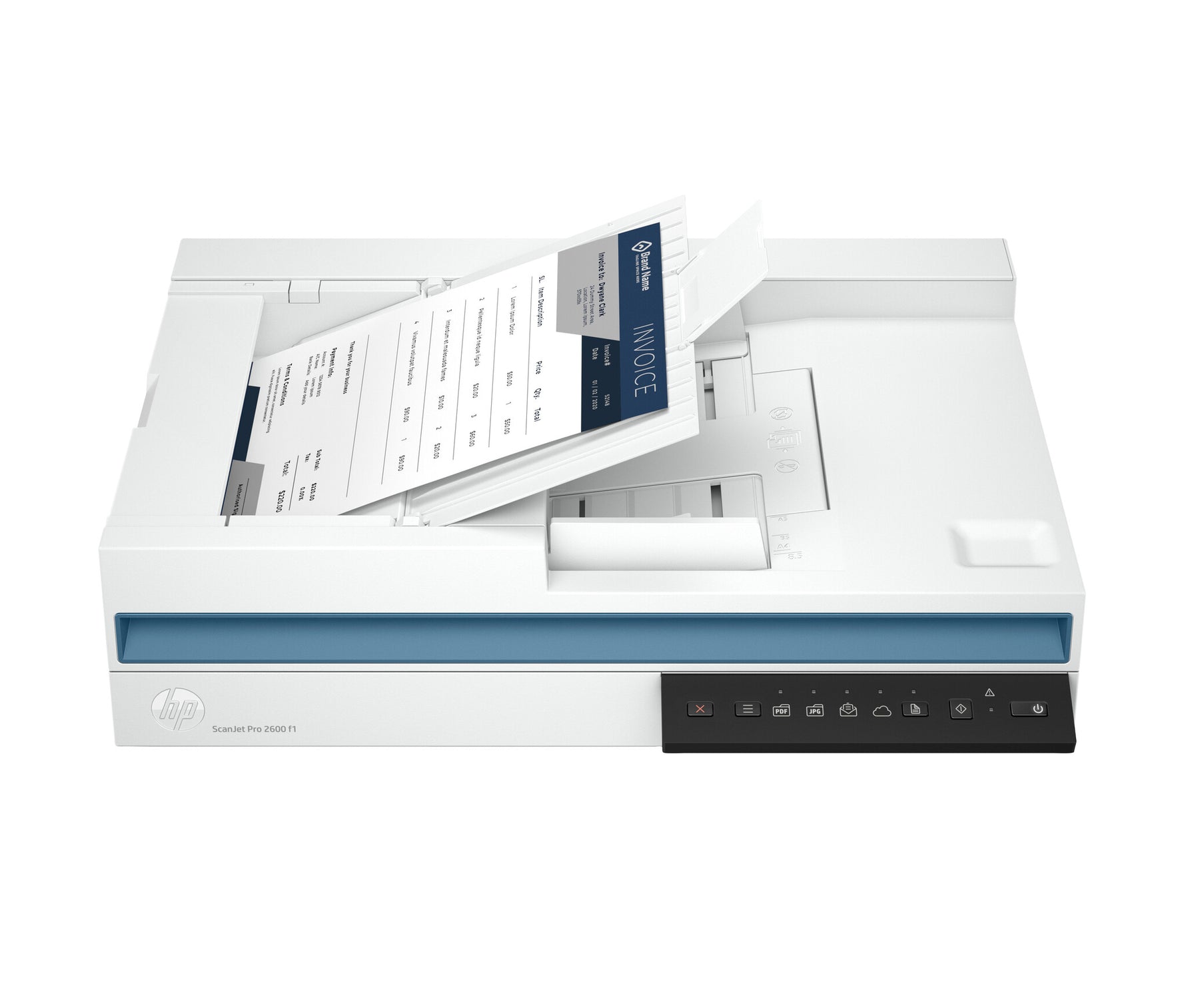 HP ScanJet Pro 2600 f1 Flatbed scanner 1200 x 1200 DPI A4 Wit