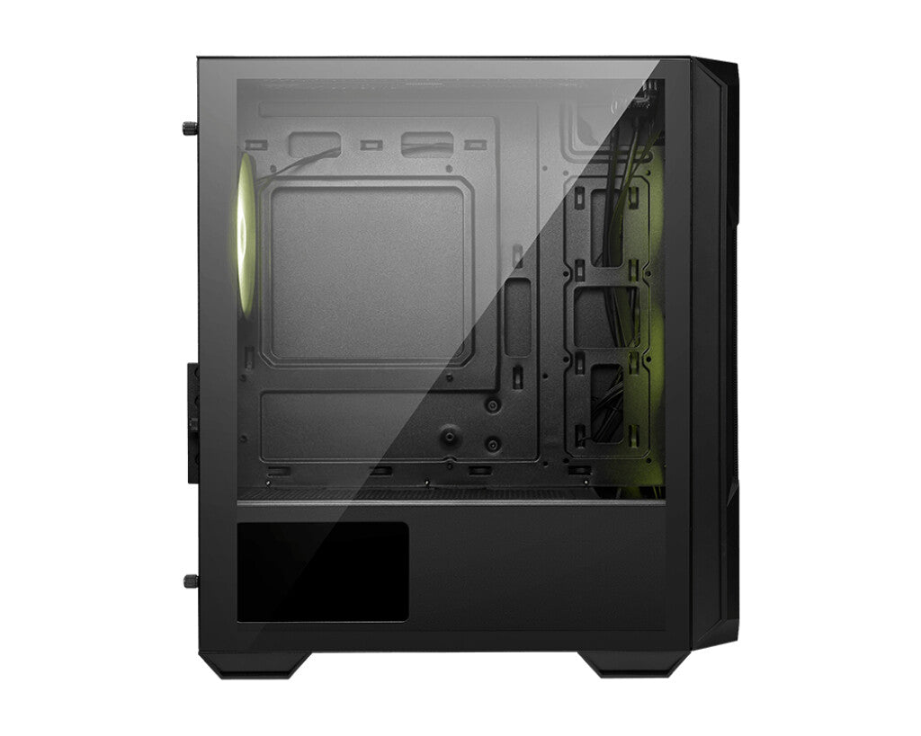 MSI MAG FORGE M120R AIRFLOW computerbehuizing Mini Tower Zwart, Transparant