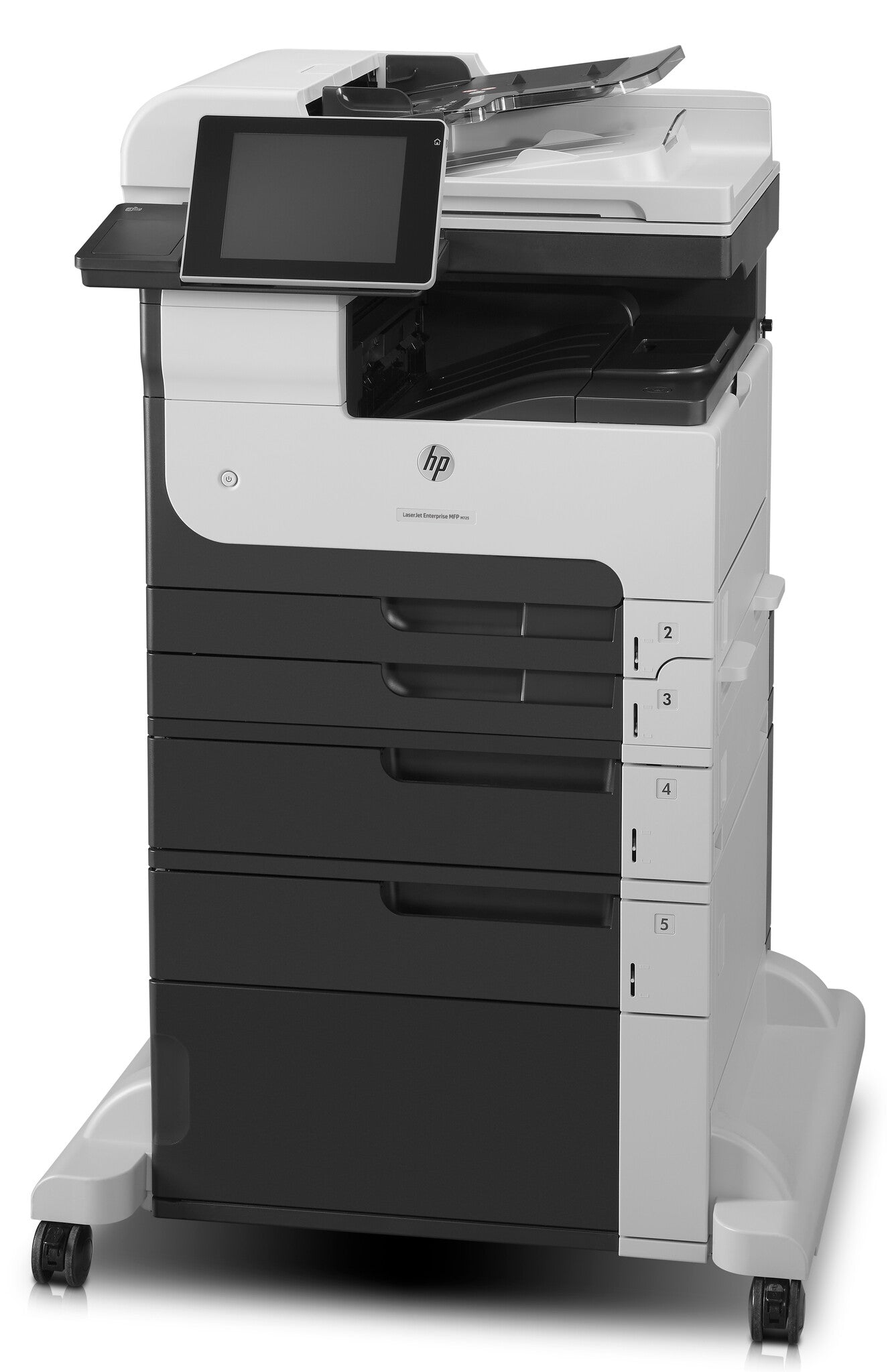 HP LaserJet Enterprise M725f Multifunction Zwart-wit Printer, Alleen Ethernet; Kopieerapparaat, scanner