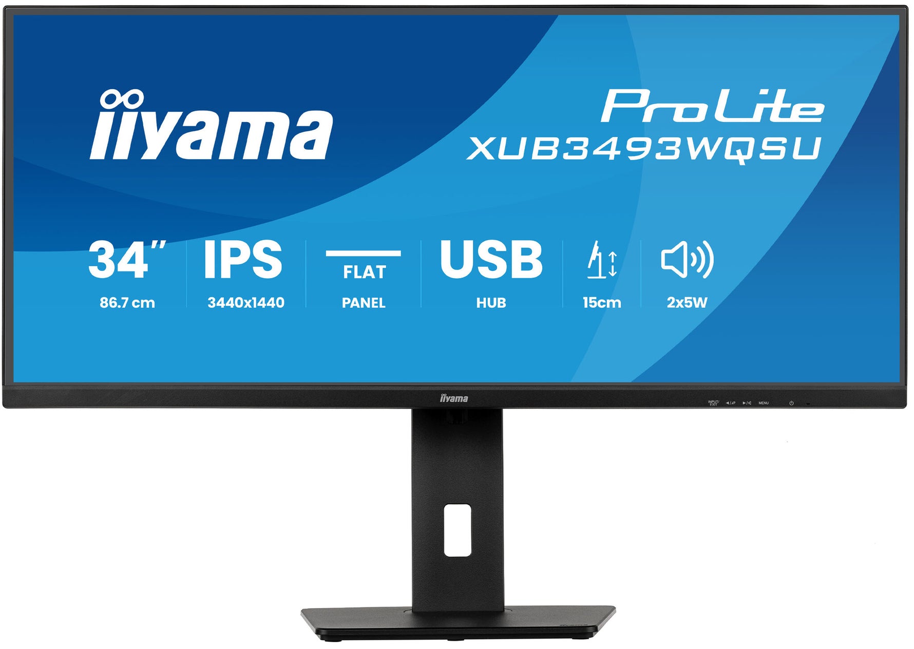 iiyama ProLite XUB3493WQSU-B6 computer monitor 86,4 cm (34