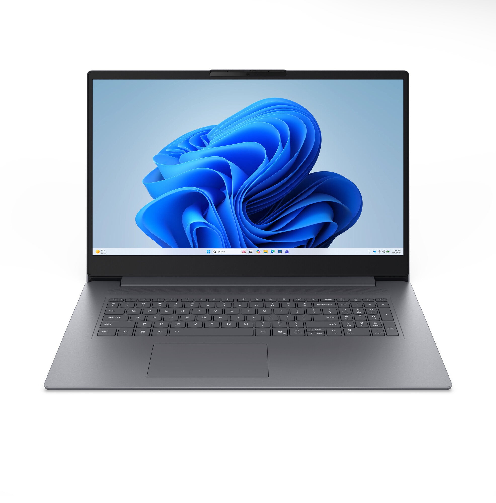 Lenovo IdeaPad Slim 3 17IWC11 Intel Core 5 320 Laptop 43,9 cm (17.3") Full HD 16 GB DDR5-SDRAM 512 GB SSD Wi-Fi 6 (802.11ax) Windows 11 Home Belgisch Grijs