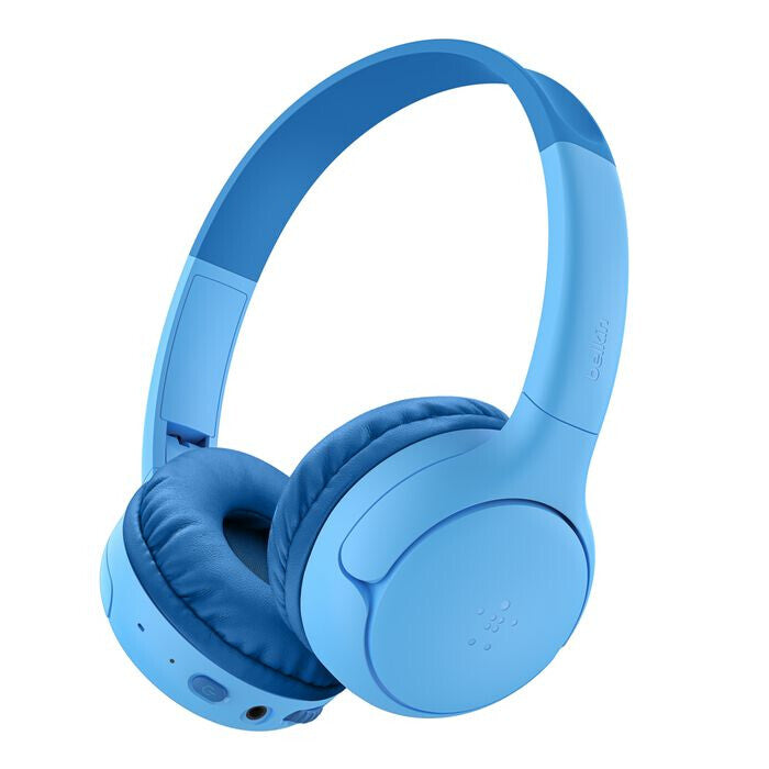 BELKIN SoundForm Mini 2 Kids Wireless On-Ear Headphones Blue