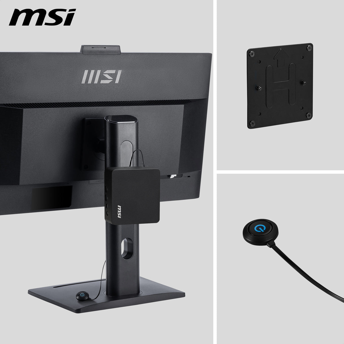MSI Cubi NUC AI+ 3MG-002EU Copilot+ PC Intel Core Ultra 9 386H 32 GB DDR5-SDRAM 1 TB SSD Windows 11 Pro Mini PC Zwart