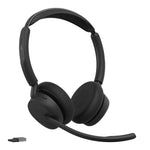 Jabra Evolve3 45 Headset Draadloos Hoofdband Kantoor/callcenter USB Type-A Bluetooth Zwart