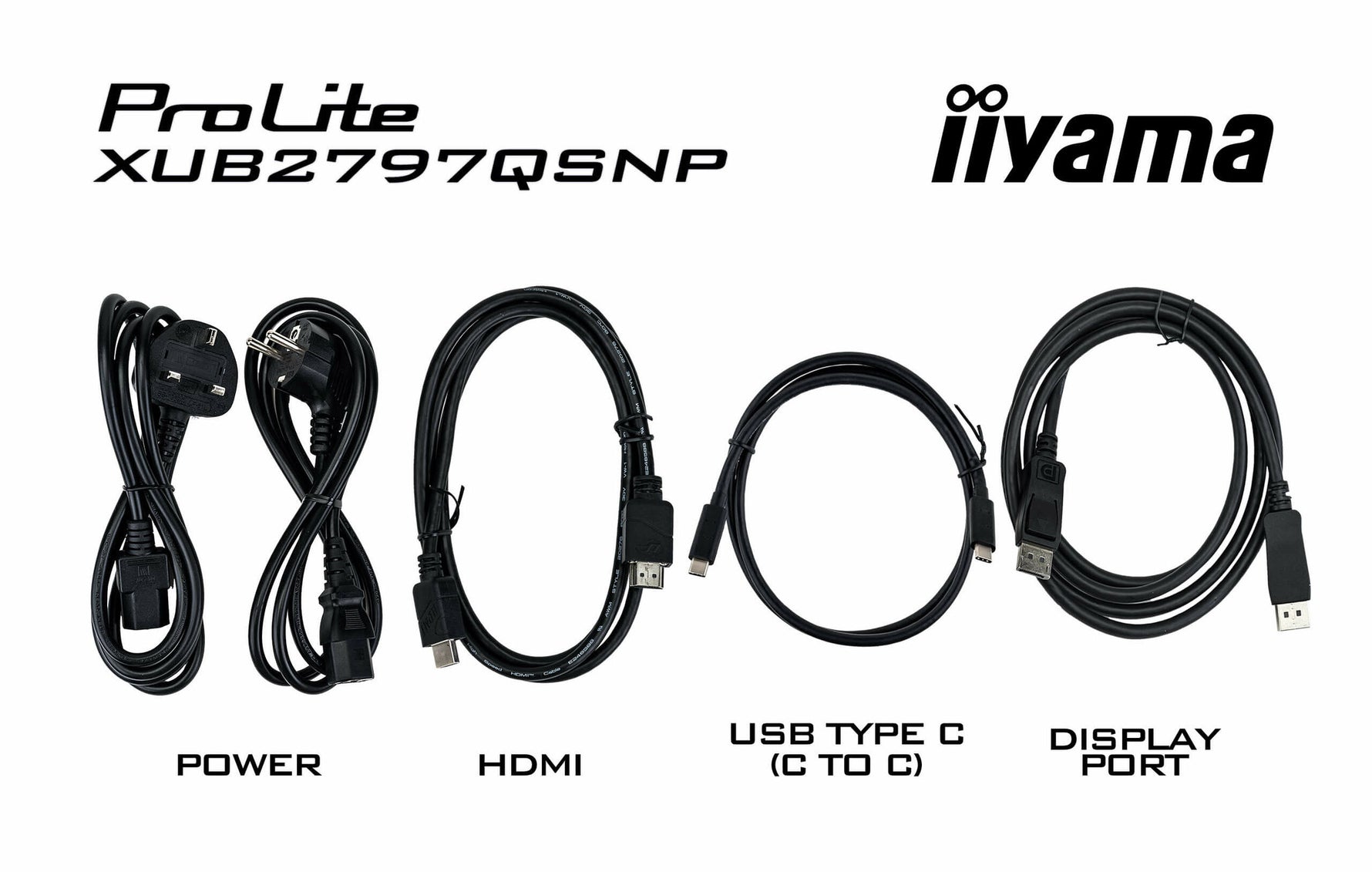 iiyama ProLite XUB2797QSNP-B1 computer monitor 68,6 cm (27") 2560 x 1440 Pixels Quad HD LED Zwart