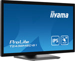 iiyama ProLite T2438MSC-B1 computer monitor 60,5 cm (23.8") 1920 x 1080 Pixels Full HD LED Touchscreen Zwart