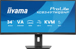 iiyama ProLite XCB3497WQSNP-B1 computer monitor 86,4 cm (34") 3440 x 1440 Pixels UltraWide Quad HD LED Zwart