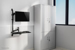 Neomounts WL90-325BL1 Zit-sta werkstation wand 17-32" - gasveer