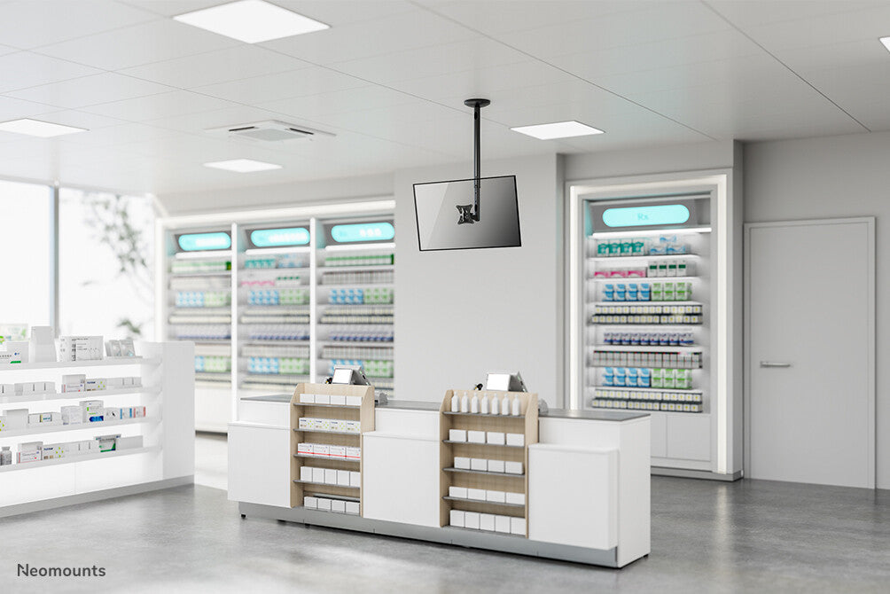 Neomounts FPMA-C050BLACK Monitor/TV-beugel plafond 10-30