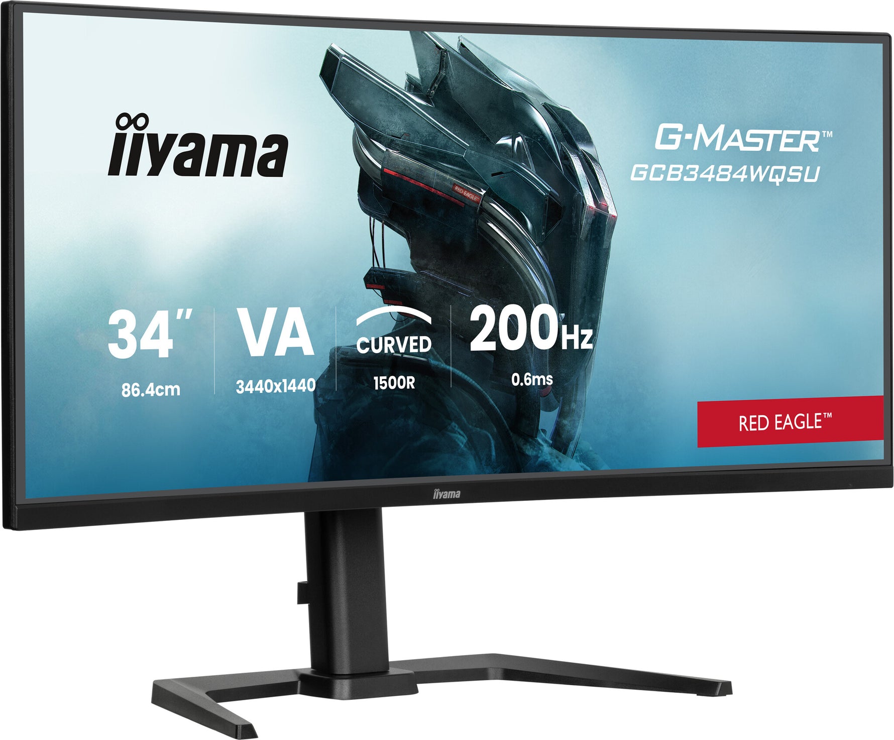 iiyama G-MASTER GCB3484WQSU-B2 34IN PRO-GAMING 0.4MS VA LCD 3440X144 computer monitor 86,4 cm (34") 3440 x 1440 Pixels UltraWide Quad HD Zwart