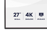 iiyama PROGRAPHIC HB2701UHSNP-B1 computer monitor 68,6 cm (27") 3840 x 2160 Pixels 4K Ultra HD LCD Zwart