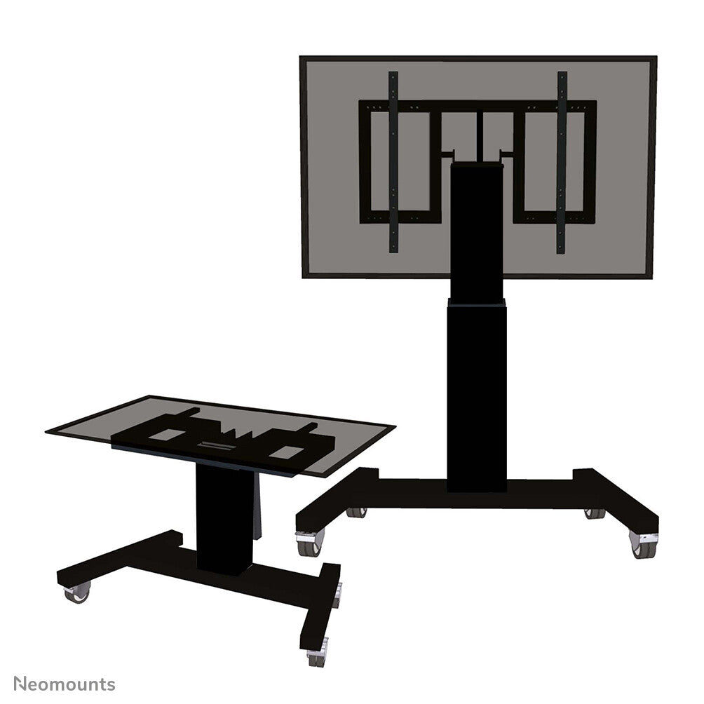 Neomounts PLASMA-M2500TBLACK TV trolley 42-100" - gemotoriseerd - tafel kantelfunctie