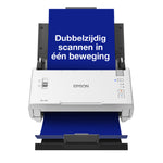 Epson WorkForce DS-410 compacte zakelijke sheet-fed A4-scanner met automatische documentinvoer voor 50 vellen en Document Capture Pro-software