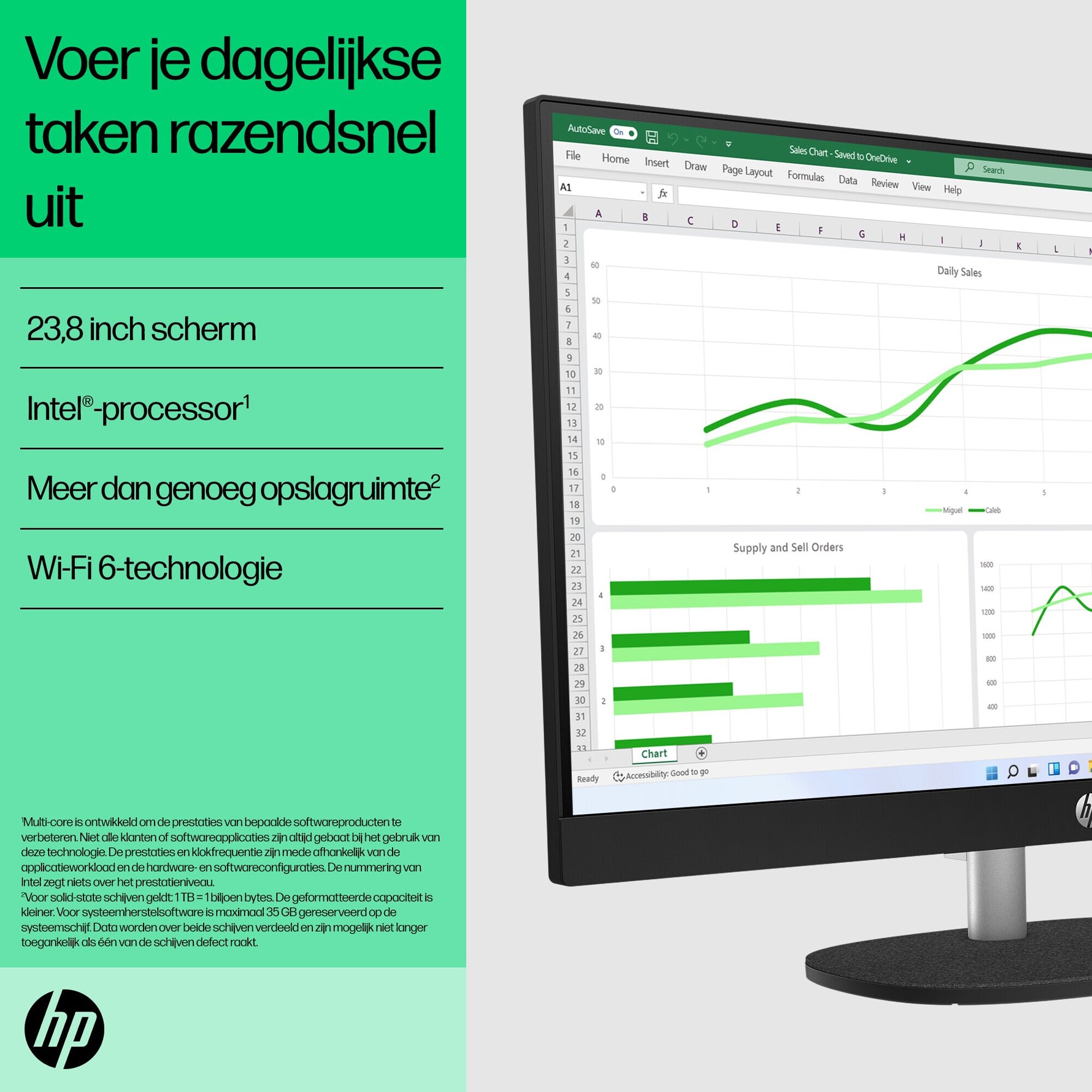 HP 24-cr0055nd Intel® Core™ i5 i5-1335U 60,5 cm (23.8