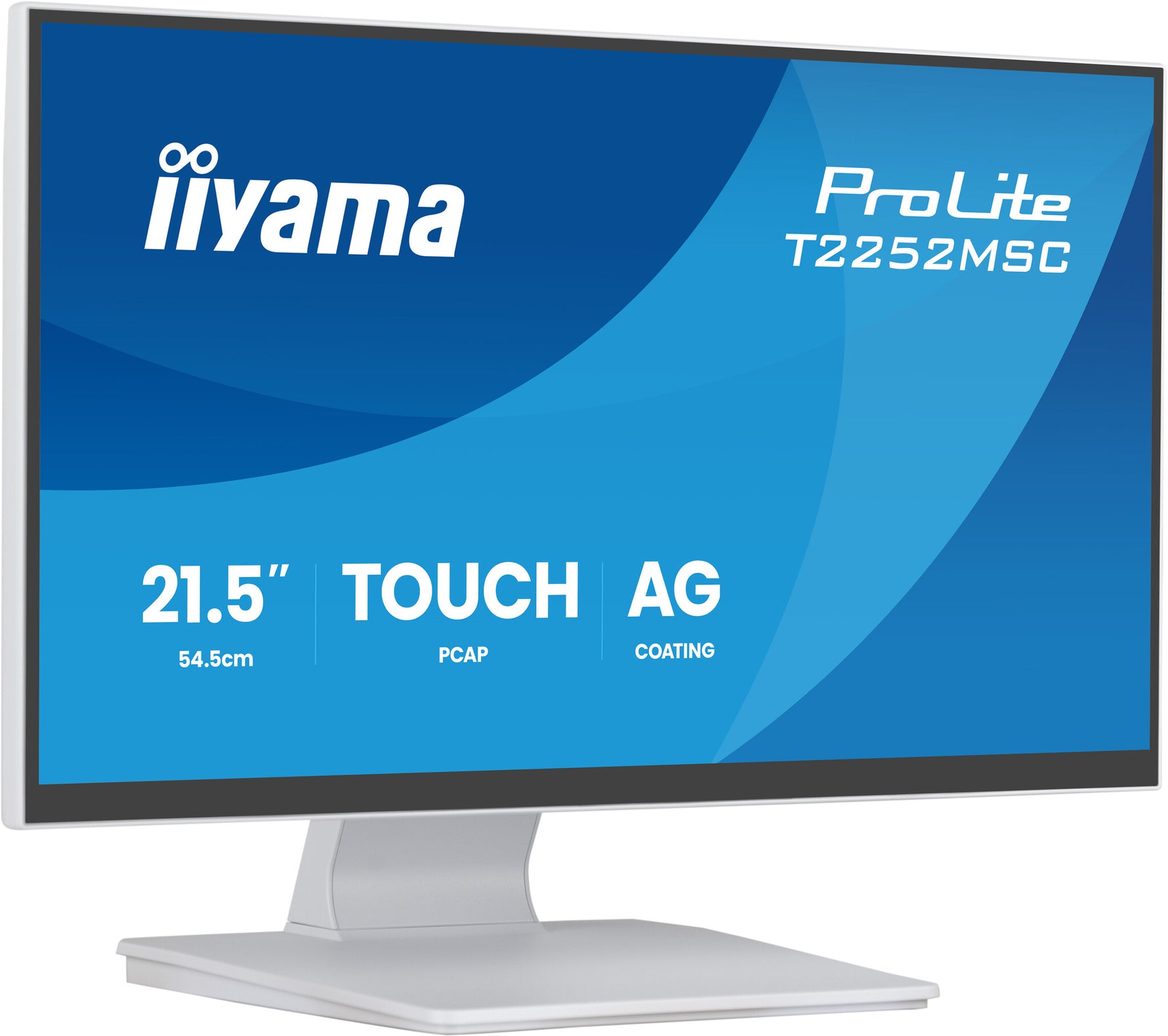 iiyama ProLite T2252MSC-W2AG computer monitor 54,6 cm (21.5") 1920 x 1080 Pixels Full HD LCD Touchscreen Wit