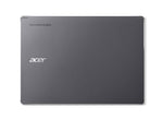 Acer Chromebook Plus 514 CBE594-2LT-TCO-351J Intel Core 3 100U 35,6 cm (14") Touchscreen WUXGA 8 GB LPDDR5-SDRAM 256 GB SSD Wi-Fi 7 (802.11be) ChromeOS US International Grijs