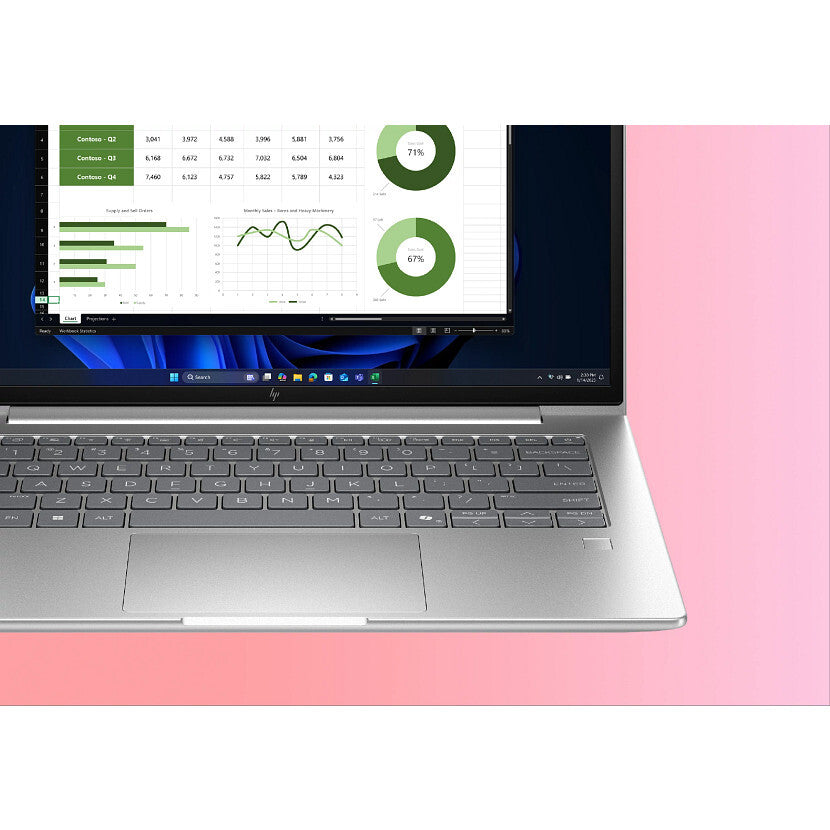 HP EliteBook 6 G1i 14 AI PC Intel Core Ultra 5 235U Laptop 35,6 cm (14") WUXGA 16 GB DDR5-SDRAM 512 GB SSD Wi-Fi 6E (802.11ax) Windows 11 Pro Zilver