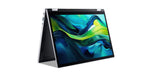 Acer Aspire Go Spin 14 AGSP14-31PT-C6FX Intel® N N150 Hybride (2-in-1) 35,6 cm (14") Touchscreen WUXGA 4 GB LPDDR5-SDRAM 128 GB UFS Wi-Fi 6 (802.11ax) Windows 11 Home in S mode Zilver
