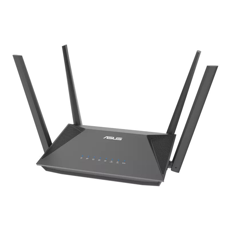 ASUS RT-AX52 AX1800 AiMesh draadloze router Gigabit Ethernet Dual-band (2.4 GHz / 5 GHz) Zwart