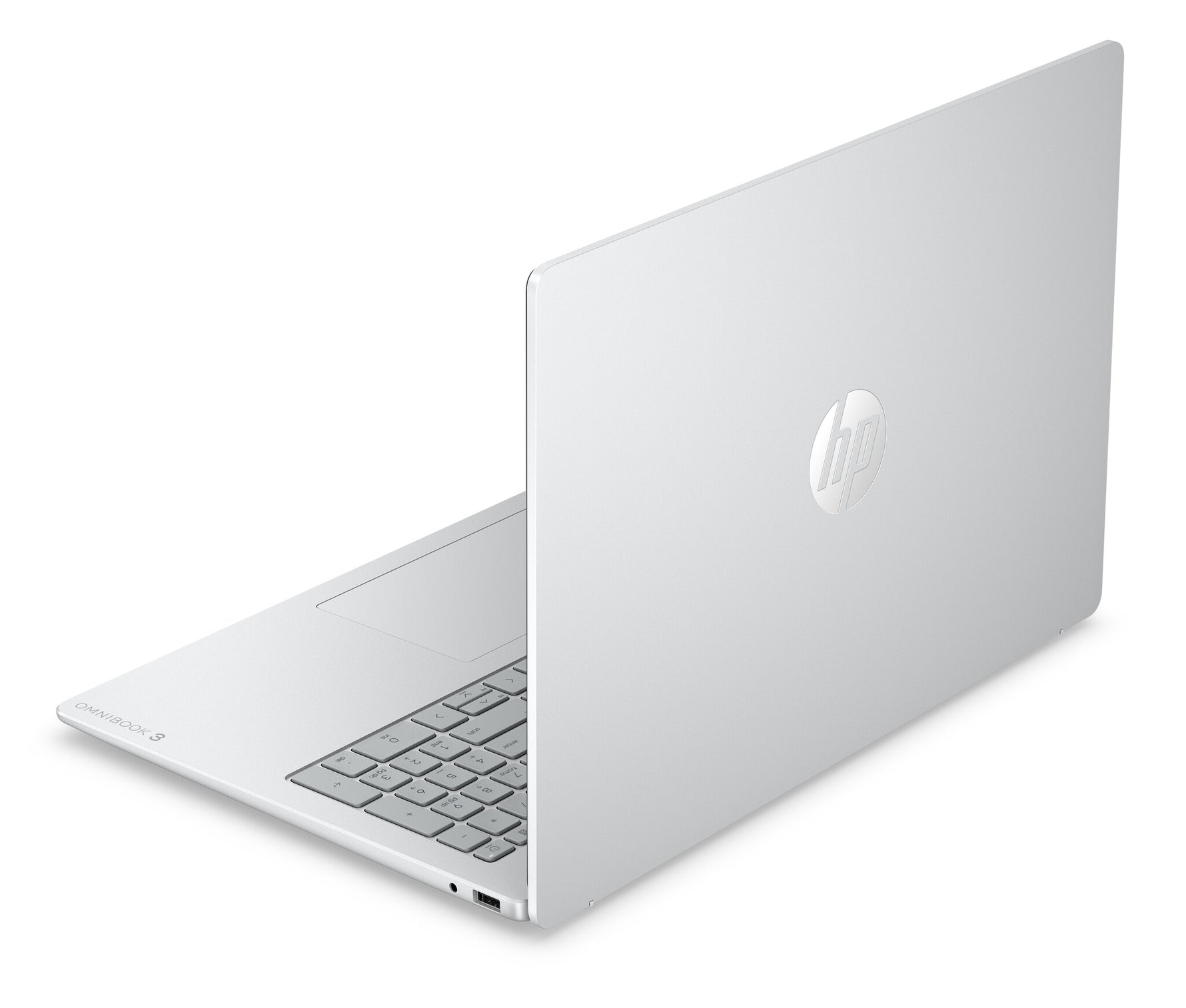 HP OmniBook 3 16-by0058ndx AMD Ryzen™ 5 7520U Laptop 40,6 cm (16") 2K 8 GB LPDDR5-SDRAM 512 GB SSD Wi-Fi 6 (802.11ax) Windows 11 Home Grijs, Zilver