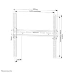 Neomounts WL30-350BL14 TV-beugel wand 32-65" - vlak - vergrendelbaar
