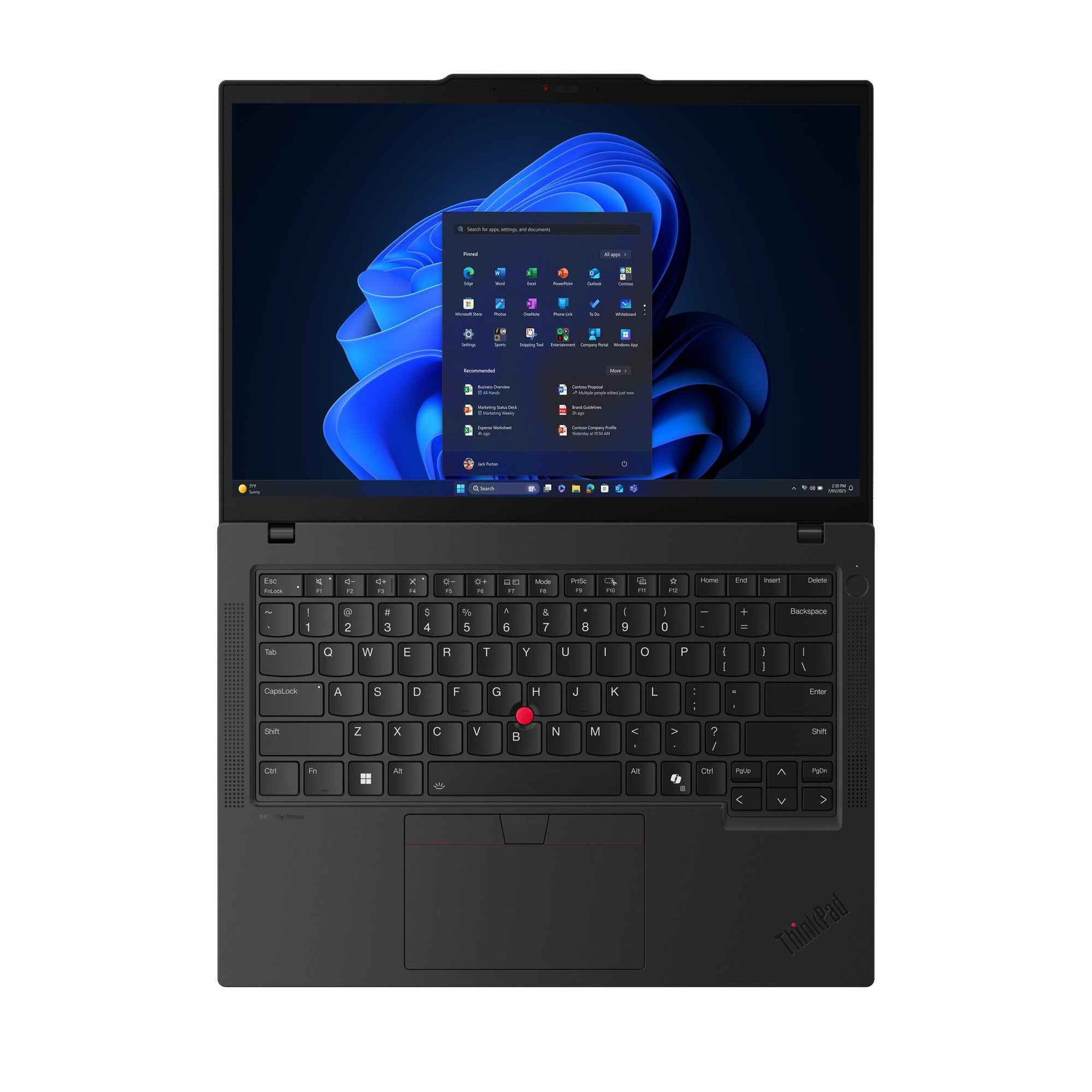 Lenovo ThinkPad T14 Gen 6 (Intel) Copilot+ PC Intel Core Ultra 5 226V Laptop 35,6 cm (14") WUXGA 16 GB LPDDR5x-SDRAM 512 GB SSD Wi-Fi 7 (802.11be) Windows 11 Pro Engels Zwart