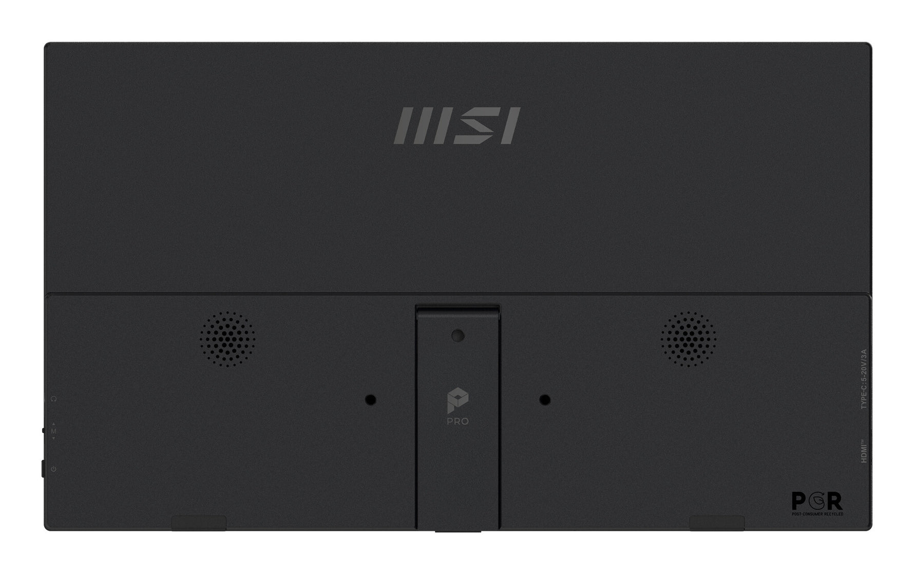 MSI PRO MP165 E6 Draagbare televisie en monitoor Draagbare monitor Zwart 39,6 cm (15.6") LED 1920 x 1080 Pixels